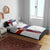 Norway Football Bedding Set Norwegian Flag Style with Rosemaling Pattern - Wonder Print Shop