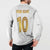 Custom Norway Football Button Sweatshirt Norwegian Flag Style with Rosemaling Pattern - Wonder Print Shop
