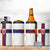 Norway Football 4 in 1 Can Cooler Tumbler Norwegian Flag Style with Rosemaling Pattern - Wonder Print Shop