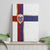 Norway Football Canvas Wall Art Norwegian Flag Style with Rosemaling Pattern - Wonder Print Shop