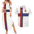 Custom Norway Football Couples Matching Summer Maxi Dress and Hawaiian Shirt Norwegian Flag Style with Rosemaling Pattern - Wonder Print Shop
