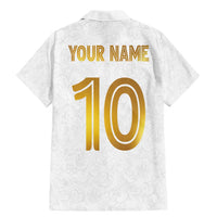 Custom Norway Football Family Matching Mermaid Dress and Hawaiian Shirt Norwegian Flag Style with Rosemaling Pattern - Wonder Print Shop