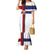 Custom Norway Football Family Matching Mermaid Dress and Hawaiian Shirt Norwegian Flag Style with Rosemaling Pattern - Wonder Print Shop