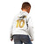Custom Norway Football Kid Hoodie Norwegian Flag Style with Rosemaling Pattern - Wonder Print Shop