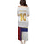 Custom Norway Football Puletasi Norwegian Flag Style with Rosemaling Pattern - Wonder Print Shop
