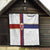 Norway Football Quilt Norwegian Flag Style with Rosemaling Pattern - Wonder Print Shop