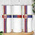 Norway Football Skinny Tumbler Norwegian Flag Style with Rosemaling Pattern - Wonder Print Shop