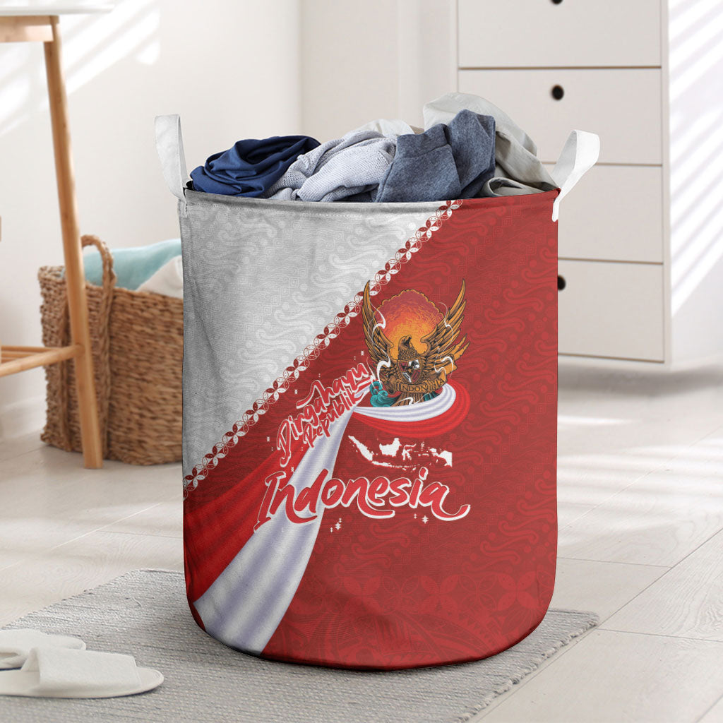 Indonesia Independence Day Laundry Basket Dirgahayu-Long Live Indonesia