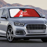 Indonesia Independence Day Auto Sun Shade Dirgahayu-Long Live Indonesia
