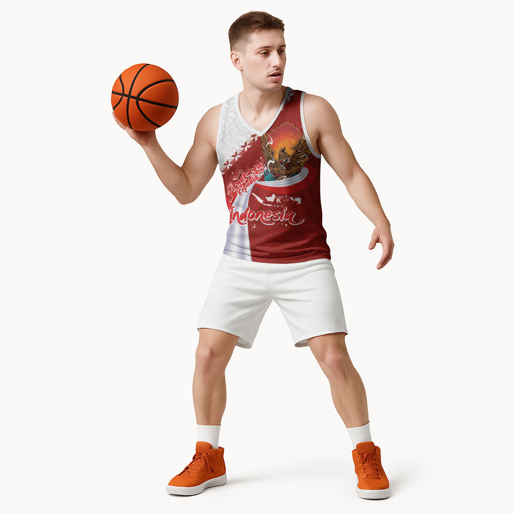 Indonesia Independence Day Basketball Jersey Dirgahayu-Long Live Indonesia