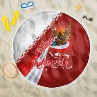Indonesia Independence Day Beach Blanket Dirgahayu-Long Live Indonesia