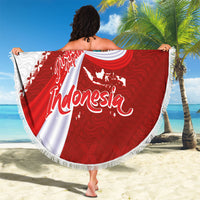 Indonesia Independence Day Beach Blanket Dirgahayu-Long Live Indonesia