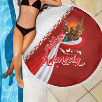 Indonesia Independence Day Beach Blanket Dirgahayu-Long Live Indonesia