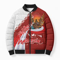 Indonesia Independence Day Bomber Puffer Jacket Dirgahayu-Long Live Indonesia