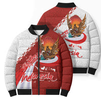 Indonesia Independence Day Bomber Puffer Jacket Dirgahayu-Long Live Indonesia
