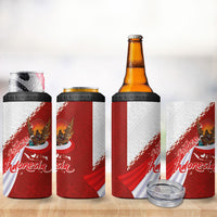 Indonesia Independence Day 4 in 1 Can Cooler Tumbler Dirgahayu-Long Live Indonesia