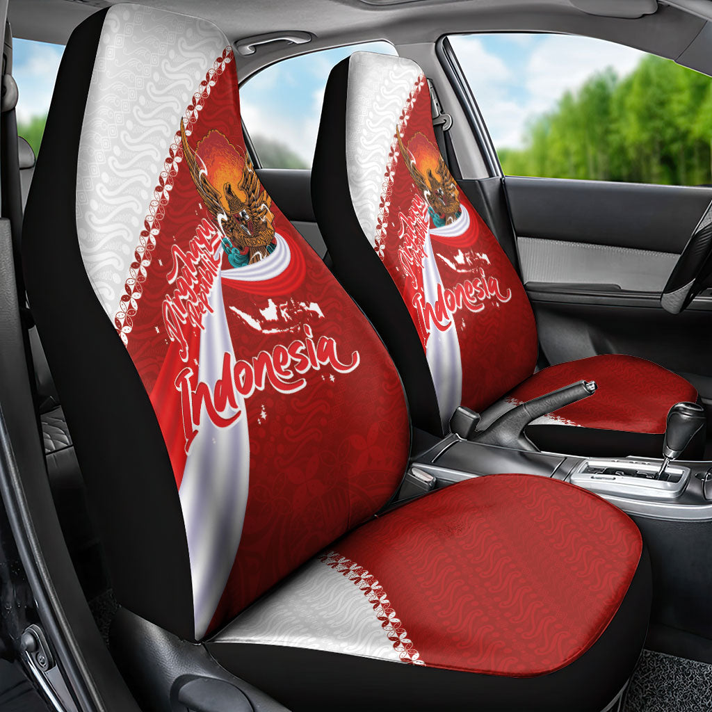 Indonesia Independence Day Car Seat Cover Dirgahayu-Long Live Indonesia
