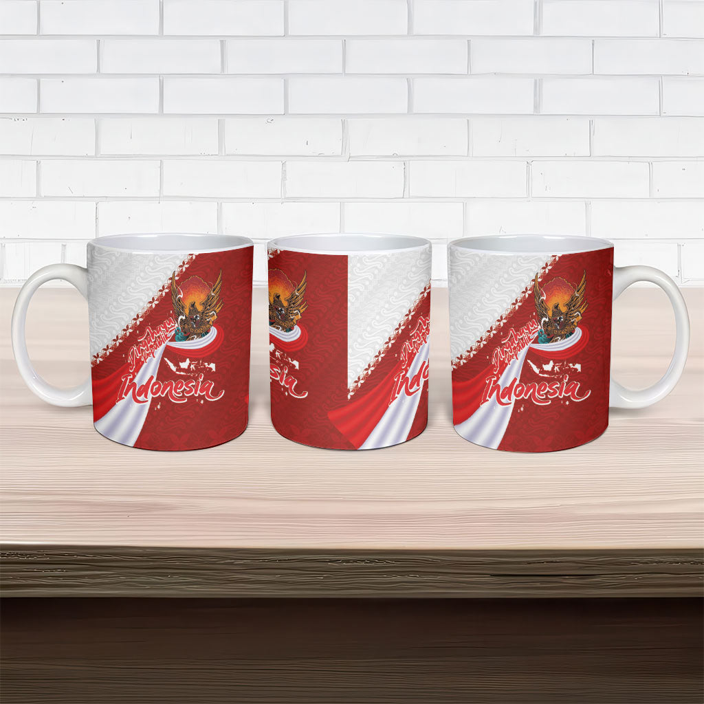 Indonesia Independence Day Ceramic Mug Dirgahayu-Long Live Indonesia