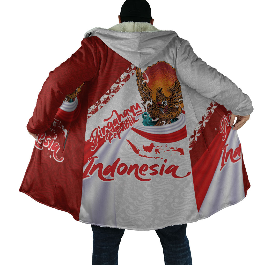 Indonesia Independence Day Cloak Dirgahayu-Long Live Indonesia