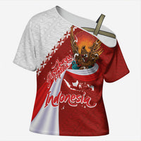 Indonesia Independence Day Cross Shoulder Shirt Dirgahayu-Long Live Indonesia