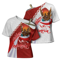 Indonesia Independence Day Cross Shoulder Shirt Dirgahayu-Long Live Indonesia