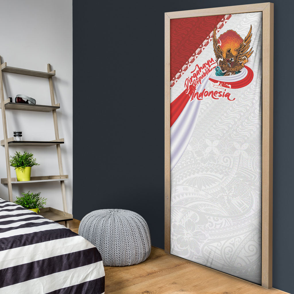 Indonesia Independence Day Door Cover Dirgahayu-Long Live Indonesia