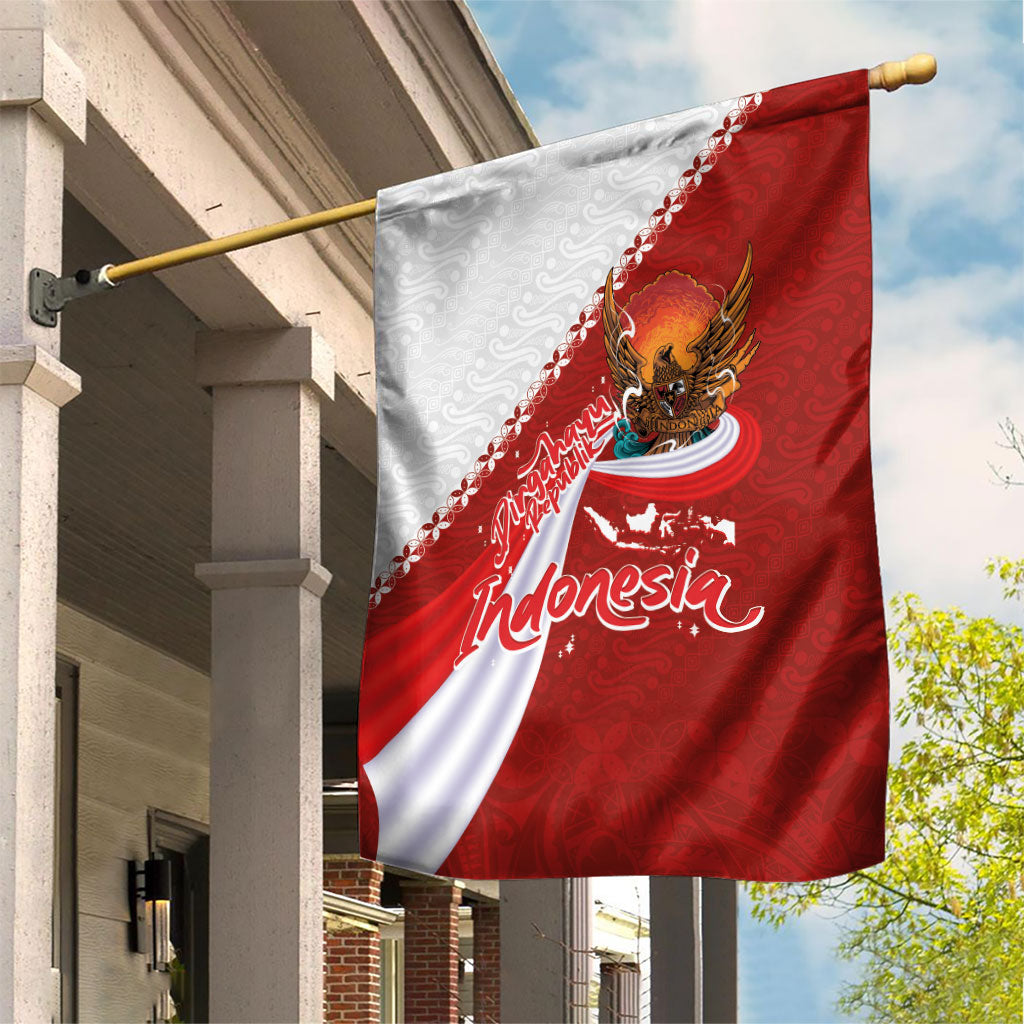 Indonesia Independence Day Garden Flag Dirgahayu-Long Live Indonesia