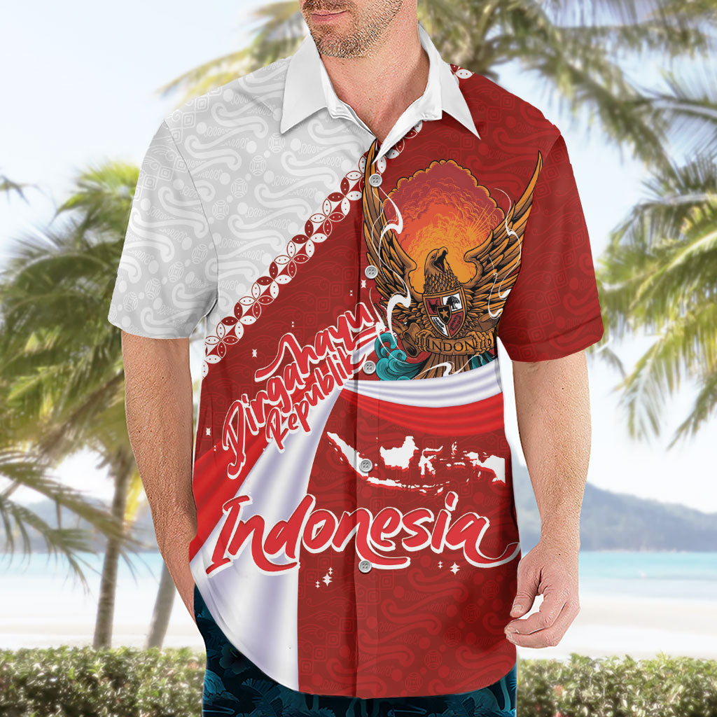 Indonesia Independence Day Hawaiian Shirt Dirgahayu-Long Live Indonesia