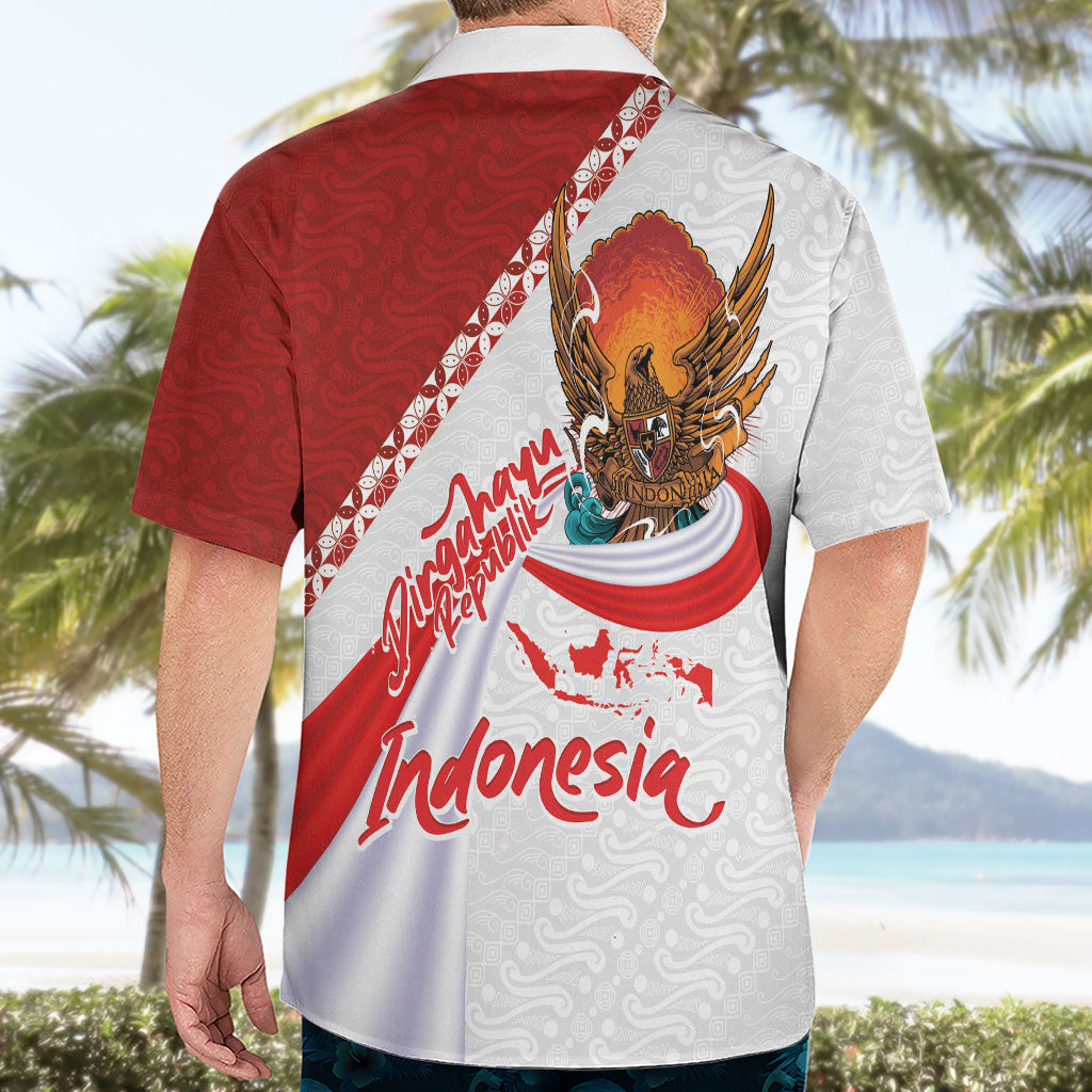 Indonesia Independence Day Hawaiian Shirt Dirgahayu-Long Live Indonesia
