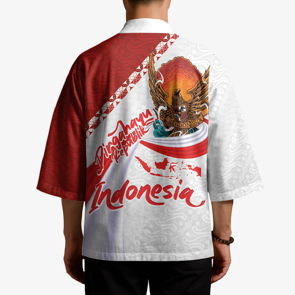 Indonesia Independence Day Kimono Dirgahayu-Long Live Indonesia