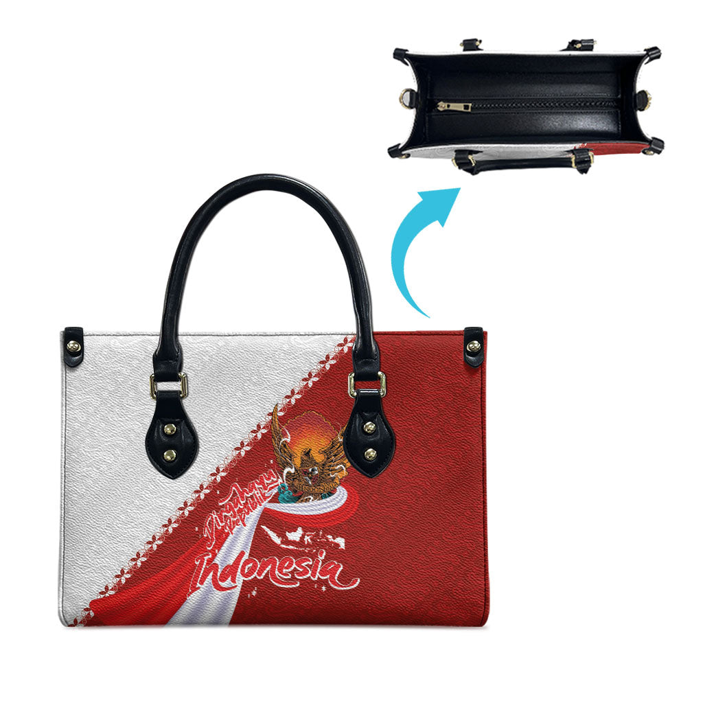 Indonesia Independence Day Leather Bag Dirgahayu-Long Live Indonesia