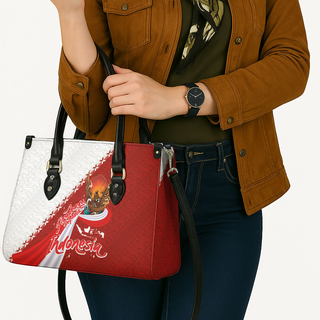 Indonesia Independence Day Leather Bag Dirgahayu-Long Live Indonesia