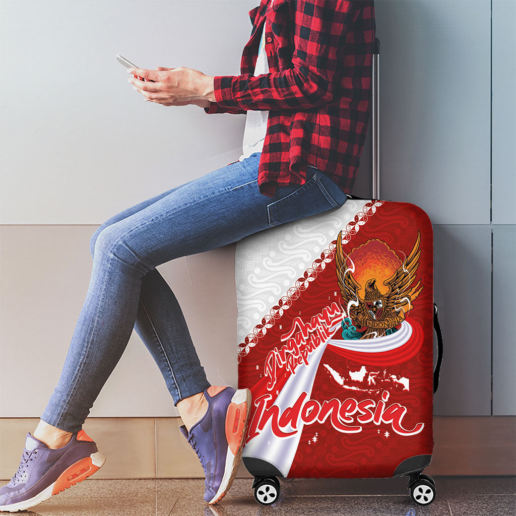 Indonesia Independence Day Luggage Cover Dirgahayu-Long Live Indonesia