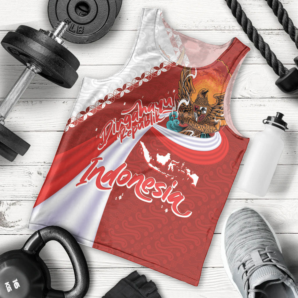 Indonesia Independence Day Men Tank Top Dirgahayu-Long Live Indonesia
