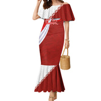 Indonesia Independence Day Mermaid Dress Dirgahayu-Long Live Indonesia
