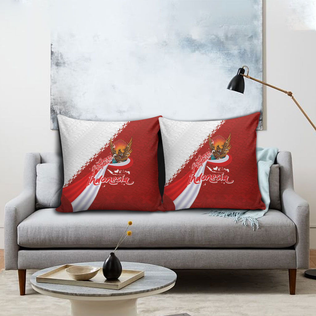 Indonesia Independence Day Pillow Cover Dirgahayu-Long Live Indonesia