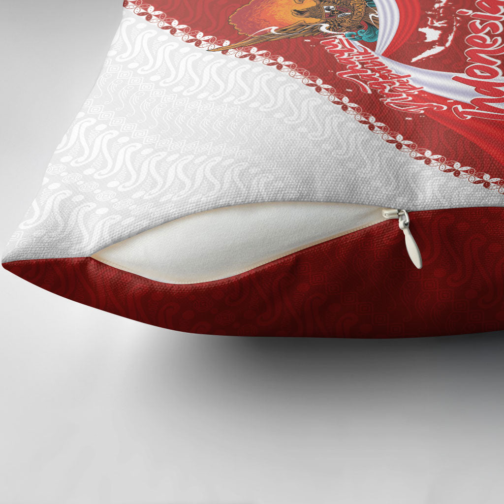 Indonesia Independence Day Pillow Cover Dirgahayu-Long Live Indonesia