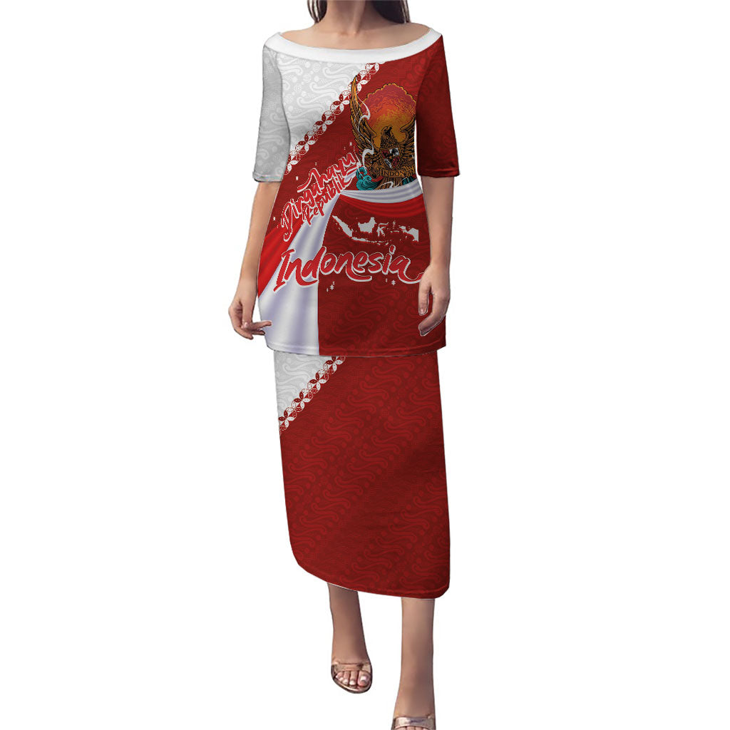 Indonesia Independence Day Puletasi Dirgahayu-Long Live Indonesia