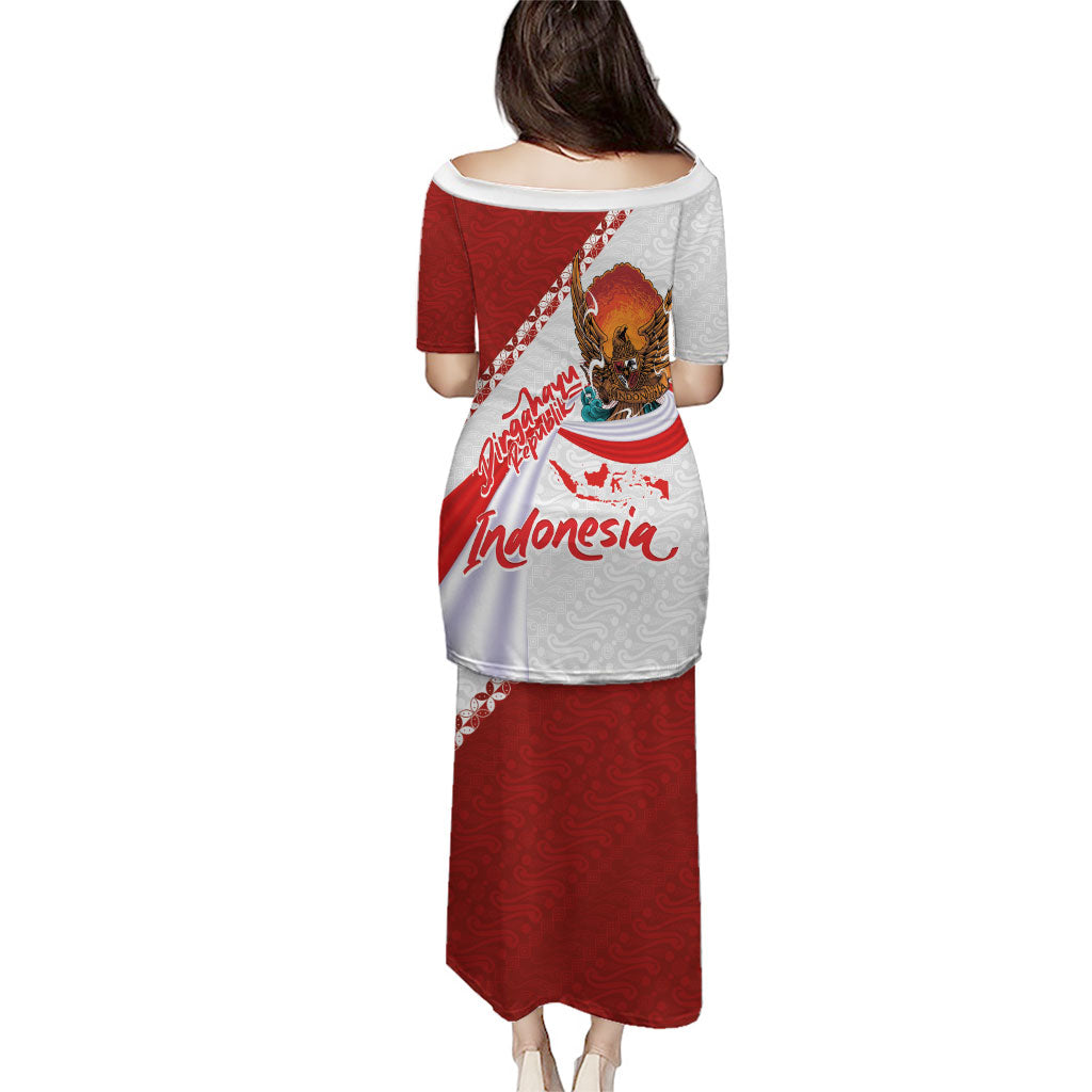 Indonesia Independence Day Puletasi Dirgahayu-Long Live Indonesia
