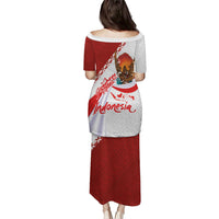 Indonesia Independence Day Puletasi Dirgahayu-Long Live Indonesia