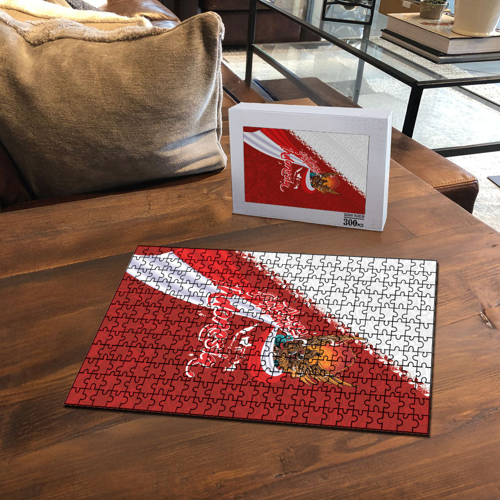 Indonesia Independence Day Puzzle Dirgahayu-Long Live Indonesia