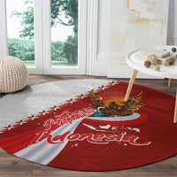 Indonesia Independence Day Round Carpet Dirgahayu-Long Live Indonesia