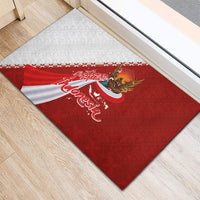 Indonesia Independence Day Rubber Doormat Dirgahayu-Long Live Indonesia