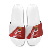 Indonesia Independence Day Slide Sandals Dirgahayu-Long Live Indonesia