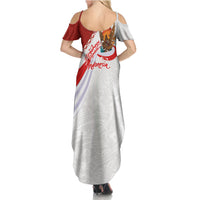 Indonesia Independence Day Summer Maxi Dress Dirgahayu-Long Live Indonesia