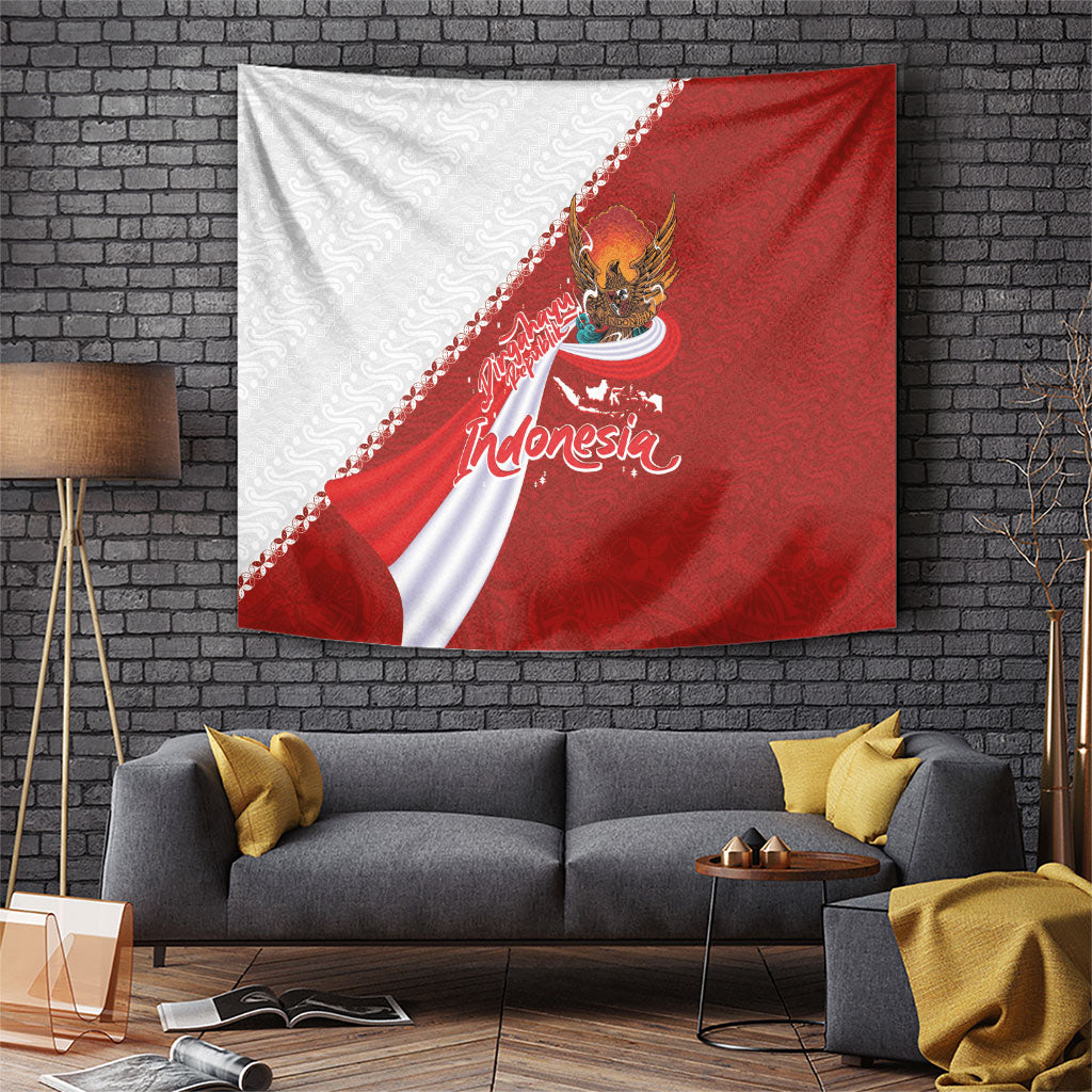 Indonesia Independence Day Tapestry Dirgahayu-Long Live Indonesia
