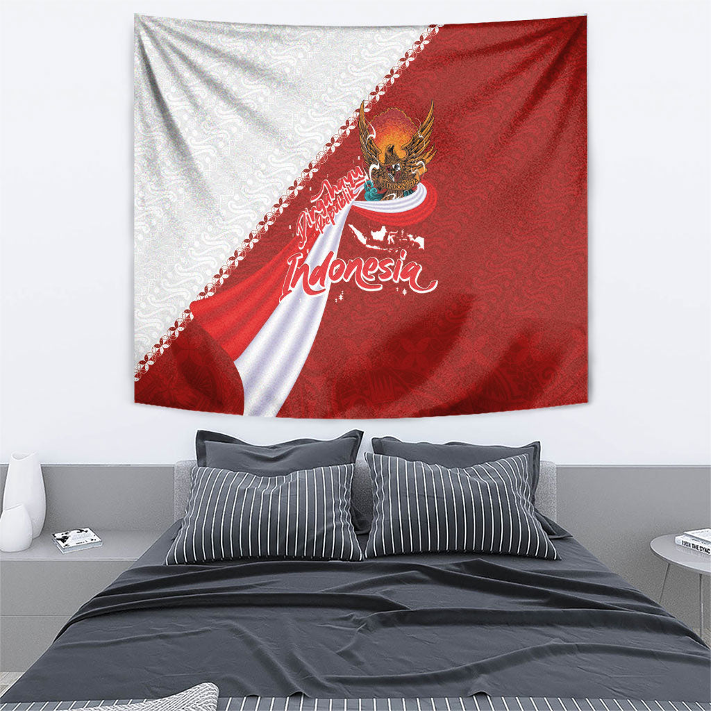 Indonesia Independence Day Tapestry Dirgahayu-Long Live Indonesia
