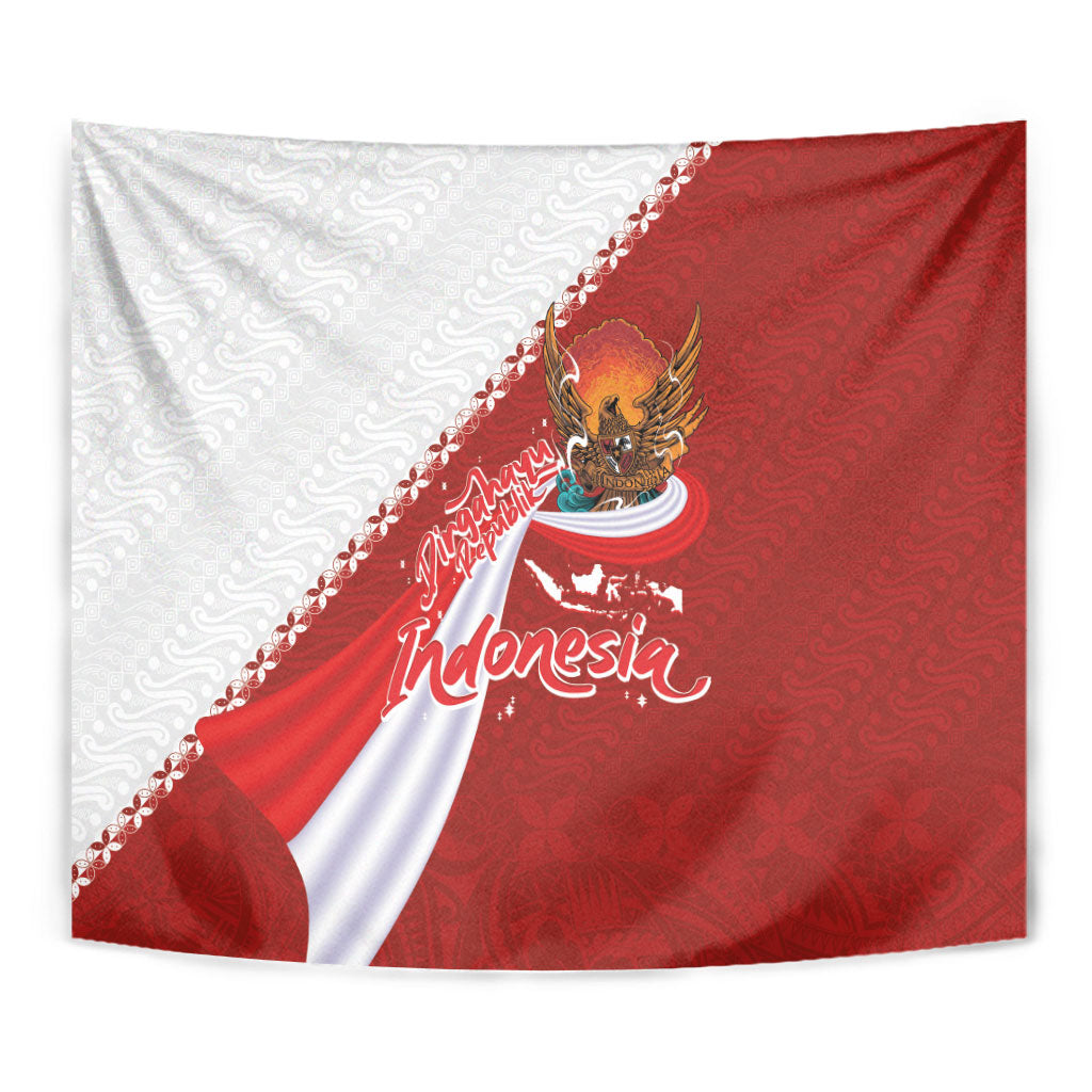Indonesia Independence Day Tapestry Dirgahayu-Long Live Indonesia