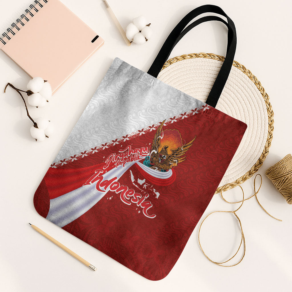 Indonesia Independence Day Tote Bag Dirgahayu-Long Live Indonesia