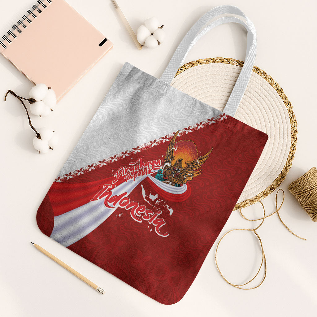 Indonesia Independence Day Tote Bag Dirgahayu-Long Live Indonesia